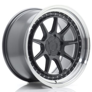 Колесный диск JR Wheels JR47 18x9,5 ET15-35 5H BLANK Hyper Gray w/ Machined Lip JR471895F25X1572HGL