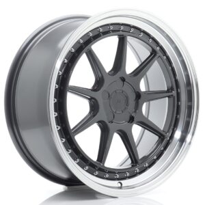 Колесный диск JR Wheels JR47 19x8,5 ET15-35 5H BLANK Hyper Gray w/ Machined Lip JR471985F15X1572HGL