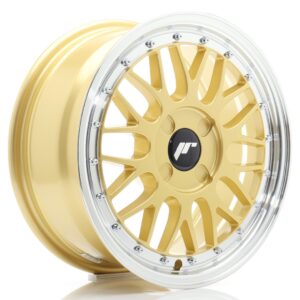 Колесный диск JR Wheels JR23 16x7 ET20-45 4H BLANK Gold w/ Machined Lip JR2316704X2067GD1