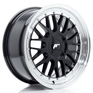 Колесный диск JR Wheels JR23 17x7,5 ET20-40 4H BLANK Gloss Black w/ Machined Lip JR231775F14X2067GB1
