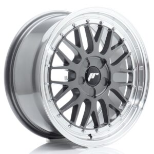 Колесный диск JR Wheels JR23 17x7,5 ET20-40 5H BLANK Hyper Gray w/ Machined Lip JR231775F15X2072HG1