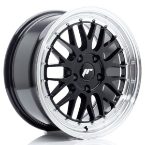 Колесный диск JR Wheels JR23 17x8 ET35 5x120 Gloss Black w/ Machined Lip JR231780F15I3572GB1