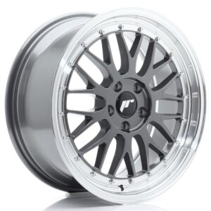 Колесный диск JR Wheels JR23 18x8 ET40 5x112 Hyper Gray w/ Machined Lip JR231880F15L4066HG1