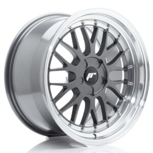 Колесный диск JR Wheels JR23 18x9,5 ET20-48 5H BLANK Hyper Gray w/ Machined Lip JR231895F25X2072HG1