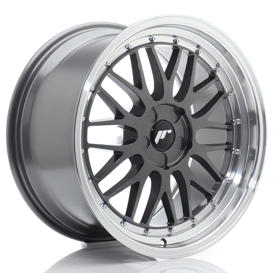 Колесный диск JR Wheels JR23 19x9 ET20-40 5H BLANK Hyper Gray w/ Machined Lip JR231990F25X2072HG1