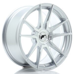 Колесный диск JR Wheels JR21 17x8 ET20-35 BLANK Silver Machined Face JR211780F2XX2072SM1