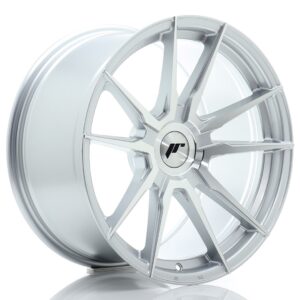 Колесный диск JR Wheels JR21 18x9,5 ET20-40 BLANK Silver Machined Face JR211895F2XX2072SM1