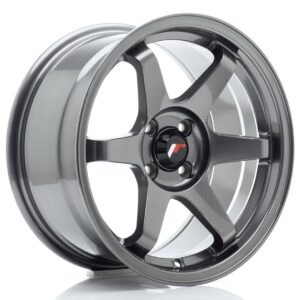 Колесный диск JR Wheels JR3 16x8 ET25 4x100 Gun Metal JR316804H2567GM1
