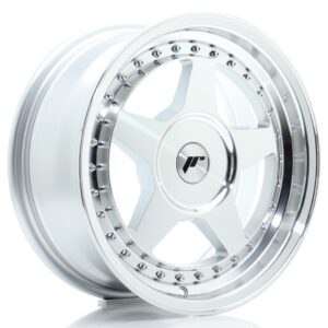 Колесный диск JR Wheels JR6 16x7 ET20-35 BLANK Silver Machined Face JR61670XX2067SM1