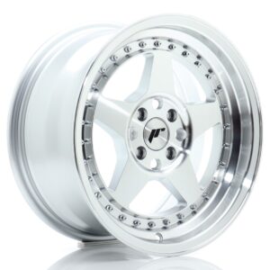 Колесный диск JR Wheels JR6 16x8 ET30 4x100 Silver Machined Face JR616804H3067SM1