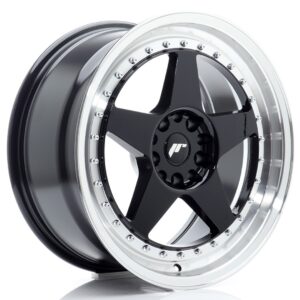 Колесный диск JR Wheels JR6 18x8,5 ET22 5x114,3/120 Gloss Black w/ Machined Lip JR61885F1MG2272GBL1