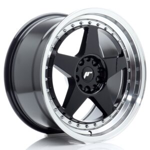 Колесный диск JR Wheels JR6 18x9,5 ET22 5x114,3/120 Gloss Black w/ Machined Lip JR61895F2MG2272GBL1