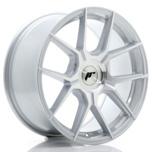 Колесный диск JR Wheels JR30 17x8 ET20-40 BLANK Silver Machined Face JR301780F2XX2072SM1