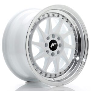 Колесный диск JR Wheels JR26 16x8 ET25 4x100/108 White w/ Machined Lip JR2616808H2567WL1