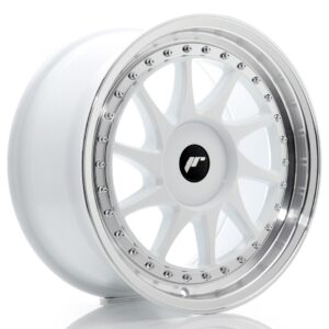Колесный диск JR Wheels JR26 17x8 ET20-35 BLANK White w/ Machined Lip JR261780XX2072WL1