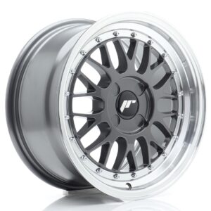 Колесный диск JR Wheels JR23 16x8 ET20-45 4H BLANK Hyper Gray w/ Machined Lip JR2316804X2067HG1