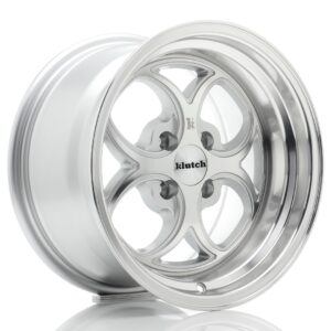 Колесный диск Klutch SL2 16x8 ET10 4x100 Silver Machined Face KLSL216804H1067SM