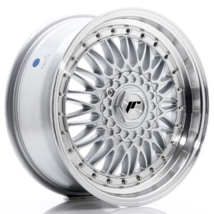 Колесный диск JR Wheels JR9 17x7,5 ET20 4x100/108 Silver w/ Machined Lip+Silver Rivets JR91775142074SS