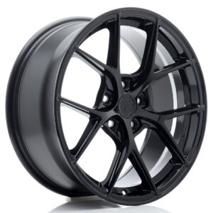 Колесный диск JR Wheels SL01 18x8,5 ET42 5x112 Gloss Black SL011885F15L4266GB