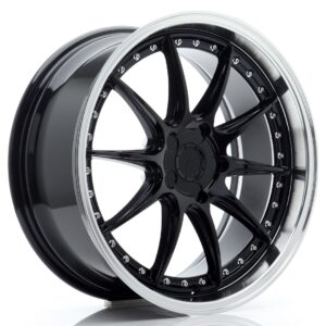 Колесный диск JR Wheels JR41 19x8,5 ET15-35 5H BLANK Gloss Black w/ Machined Lip JR4119855X1572GBL