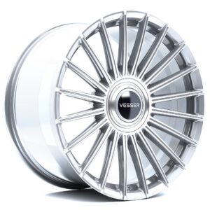 Колесный кованный диск Vesser VSR5 21x9,5 ET0-35 BLANK Silver Machined Face Forged VSR52195F25X0057SM